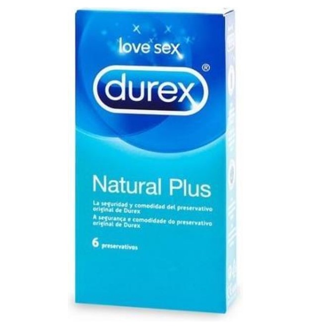 MONPAKI : Durex Natural Plus 6 préservatifs