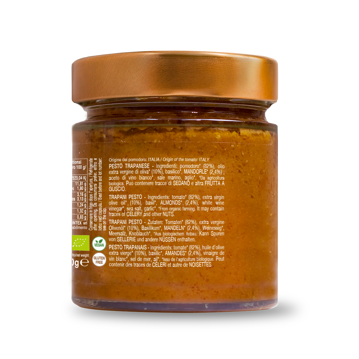 Pesto trapanais bio 190g