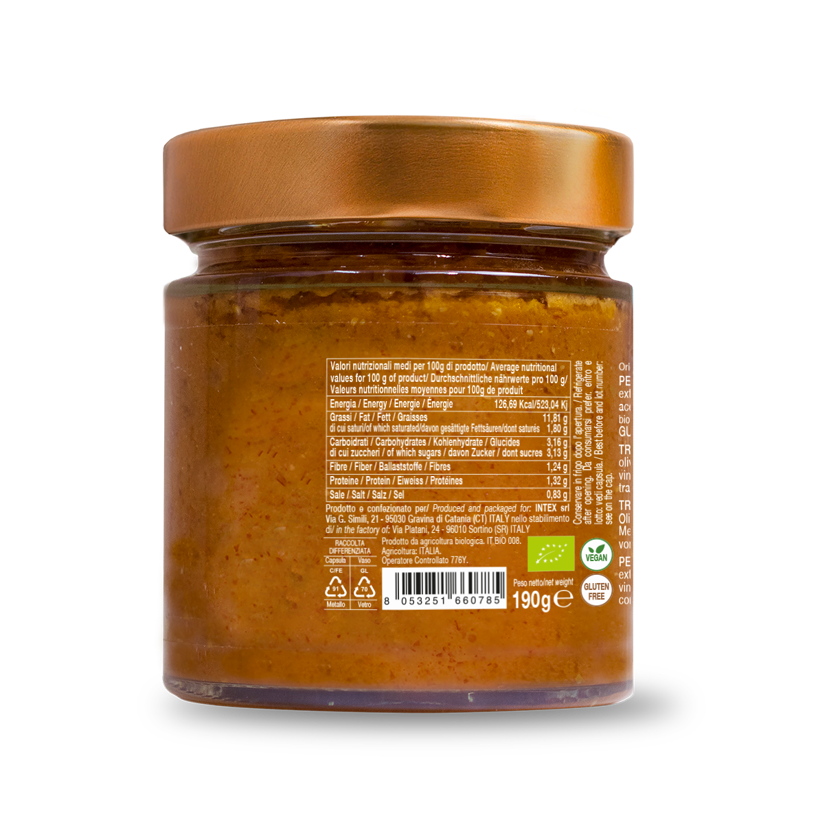 Pesto trapanais bio 190g