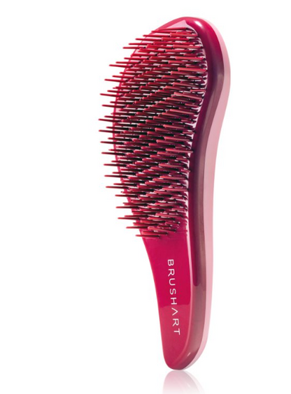 brosse à cheveux berry rose