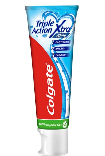 Dentifrice colgate blancheur triple action