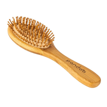 Brosse à cheveux en bambou | avec poils naturels