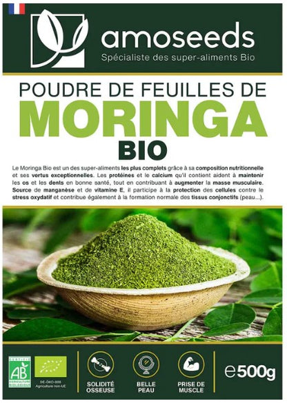 Poudre de Moringa Bio [ 500g ]