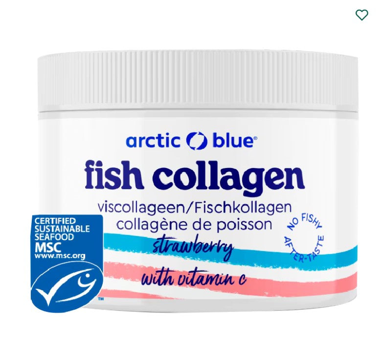 Poudre de Collagène de Poisson Fraise - 150g