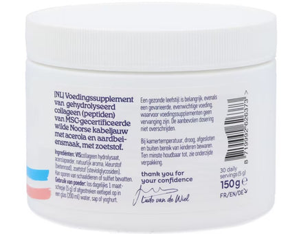 Poudre de Collagène de Poisson Fraise - 150g